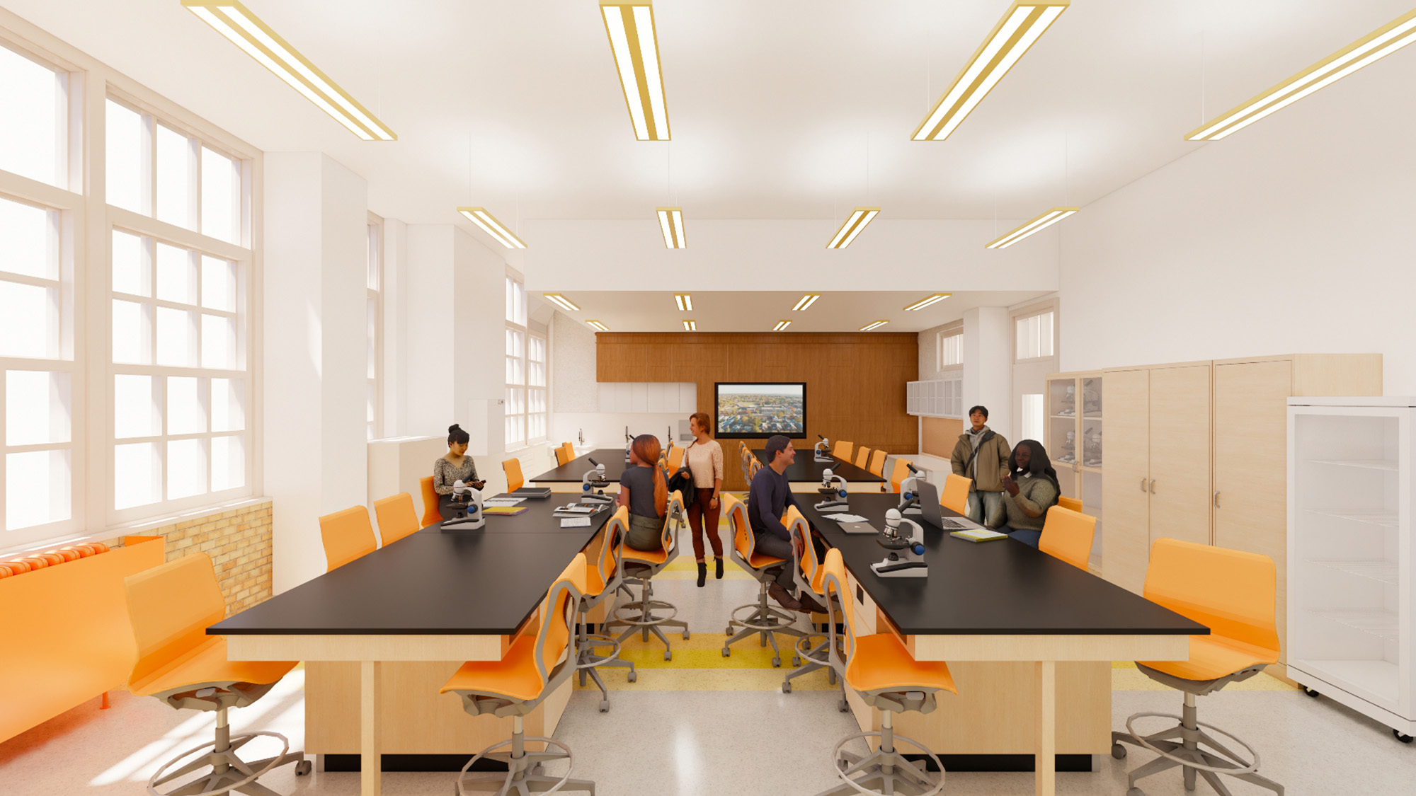 Rendering of new Environmental Science Lab